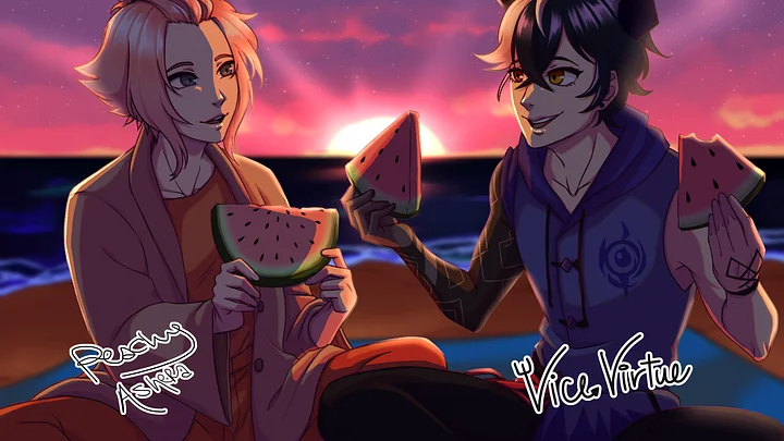 PeachyAshera Collab Digital Wallpaper Duo product image (2)