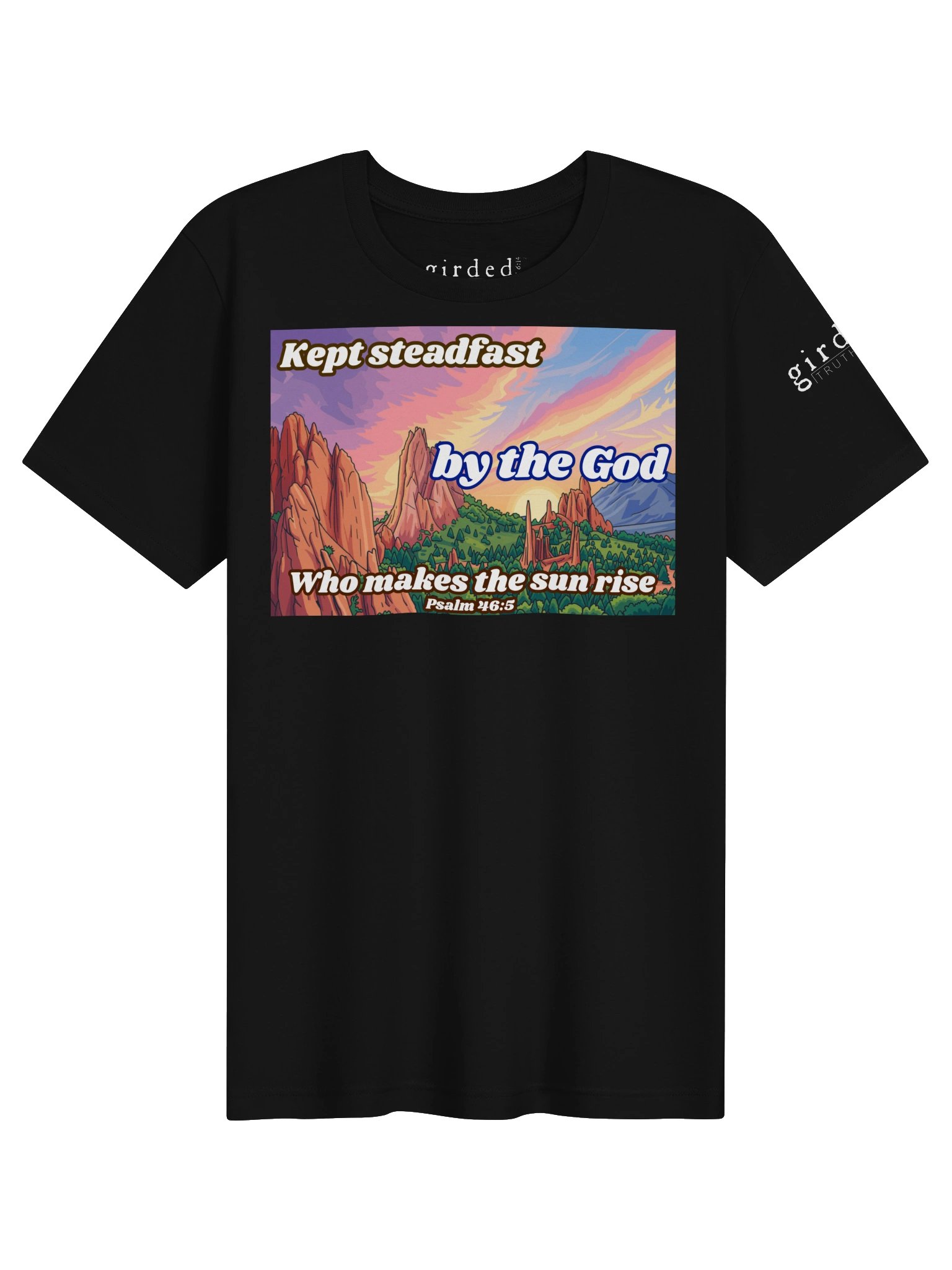 Kept Steadfast Psalm 46:5 Tee product image (1)