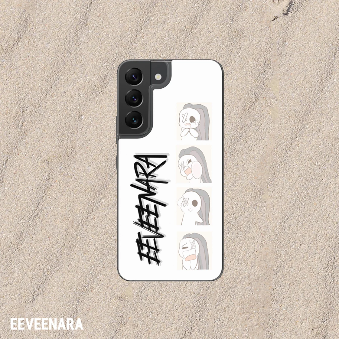 EV BUNNIES SAMSUNG CASE - [WHITE] product image (1)