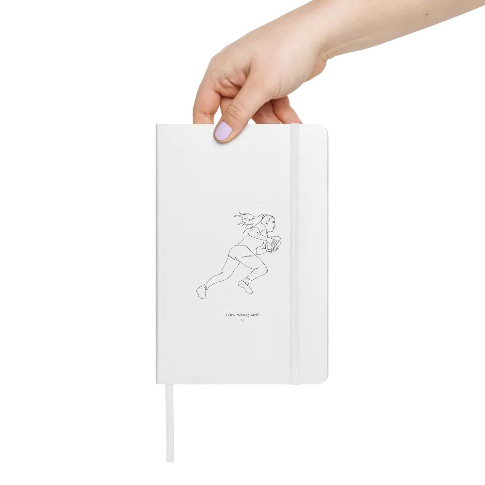 RUNNING HARD <3 Hardcover Journal product image (6)