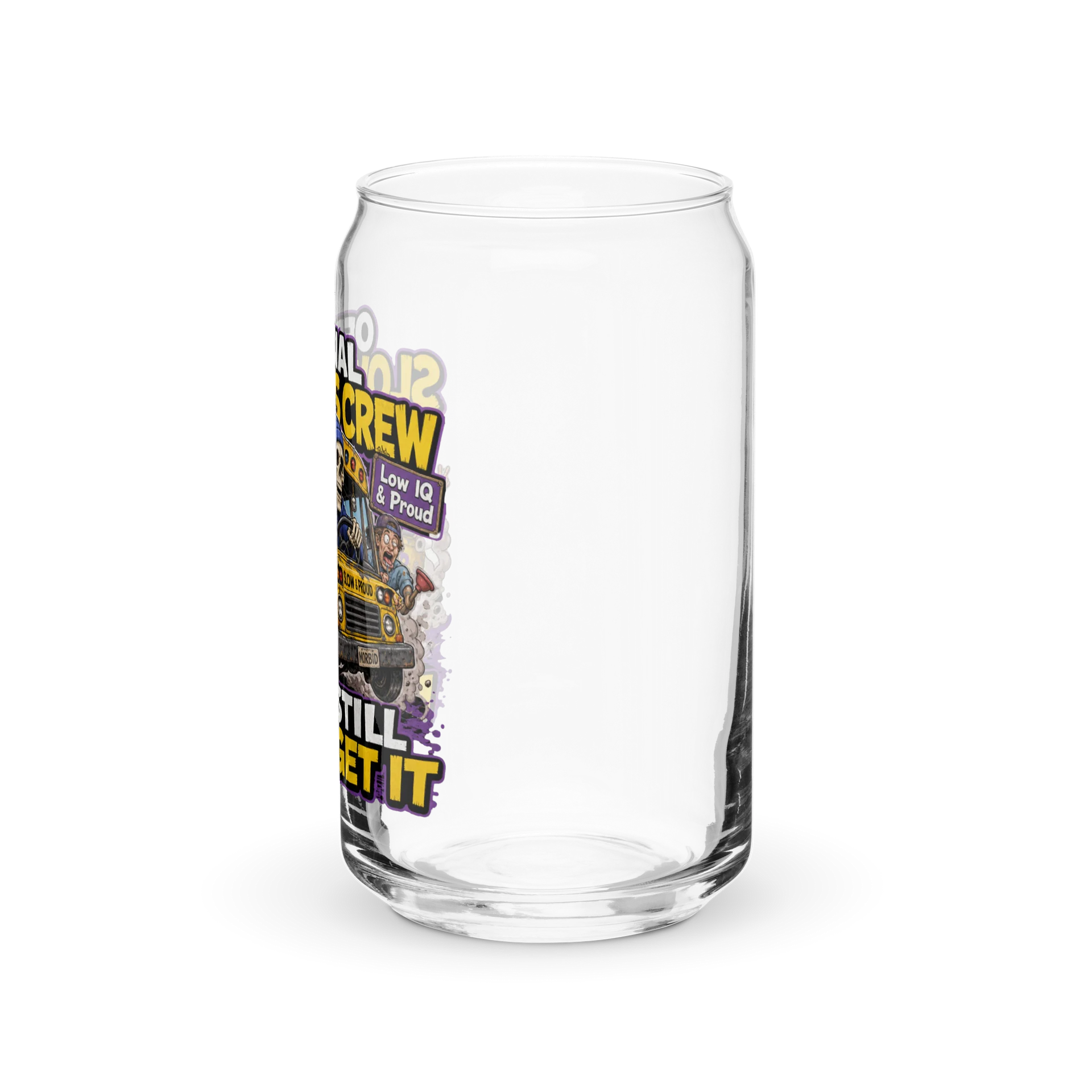 "Slow Bus" Can-Shaped Glass product image (3)