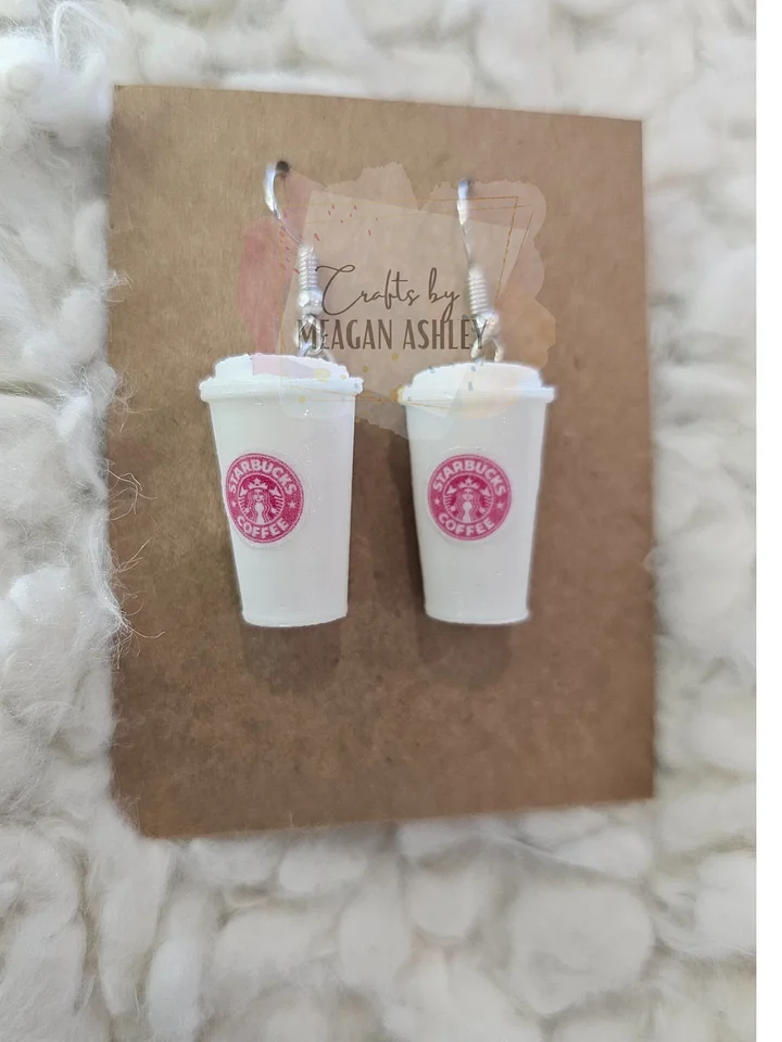 Starbucks coffee earrings product image (1)