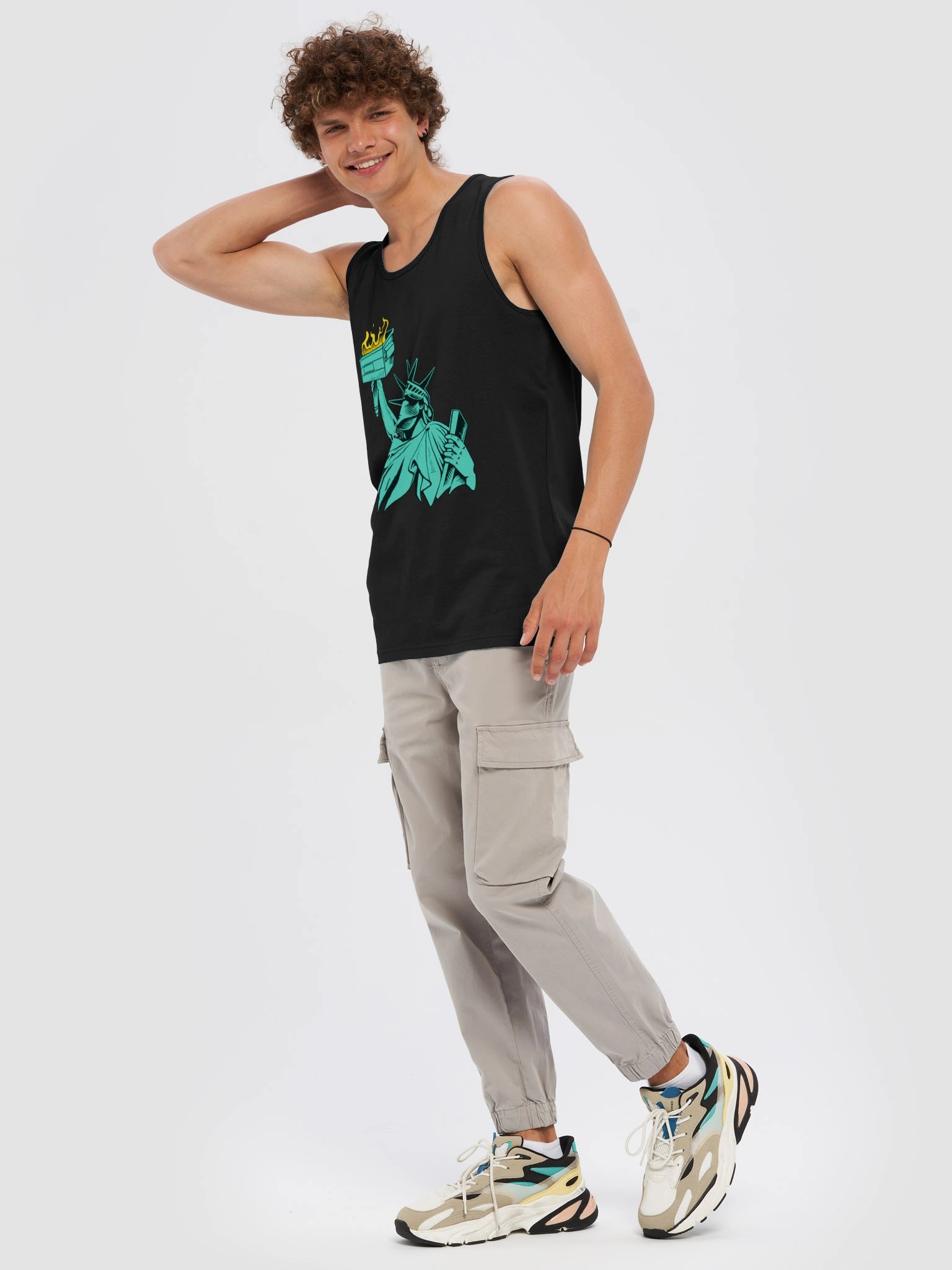 Liberty on Fire Protest Tank product image (5)