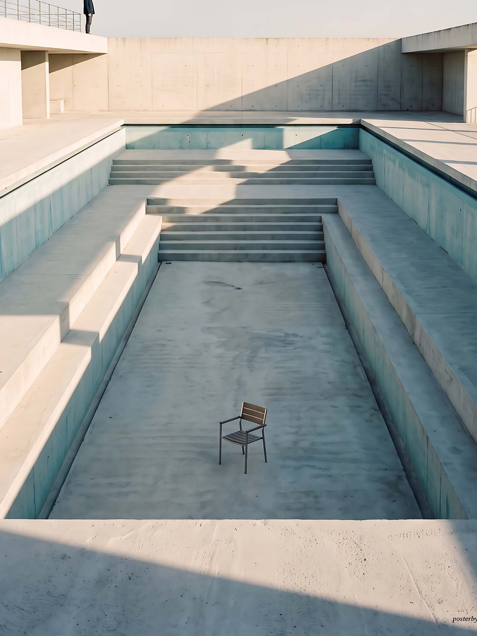 The Empty Pool - Minimalist Architectural Wall Art product image (76)