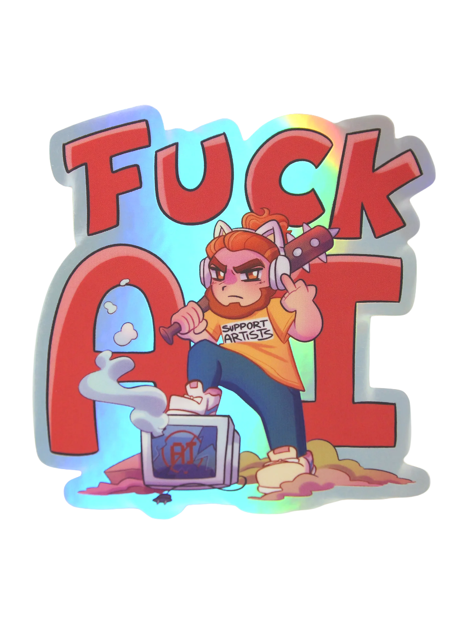 Anti-AI Sticker Pack 1 product image (10)