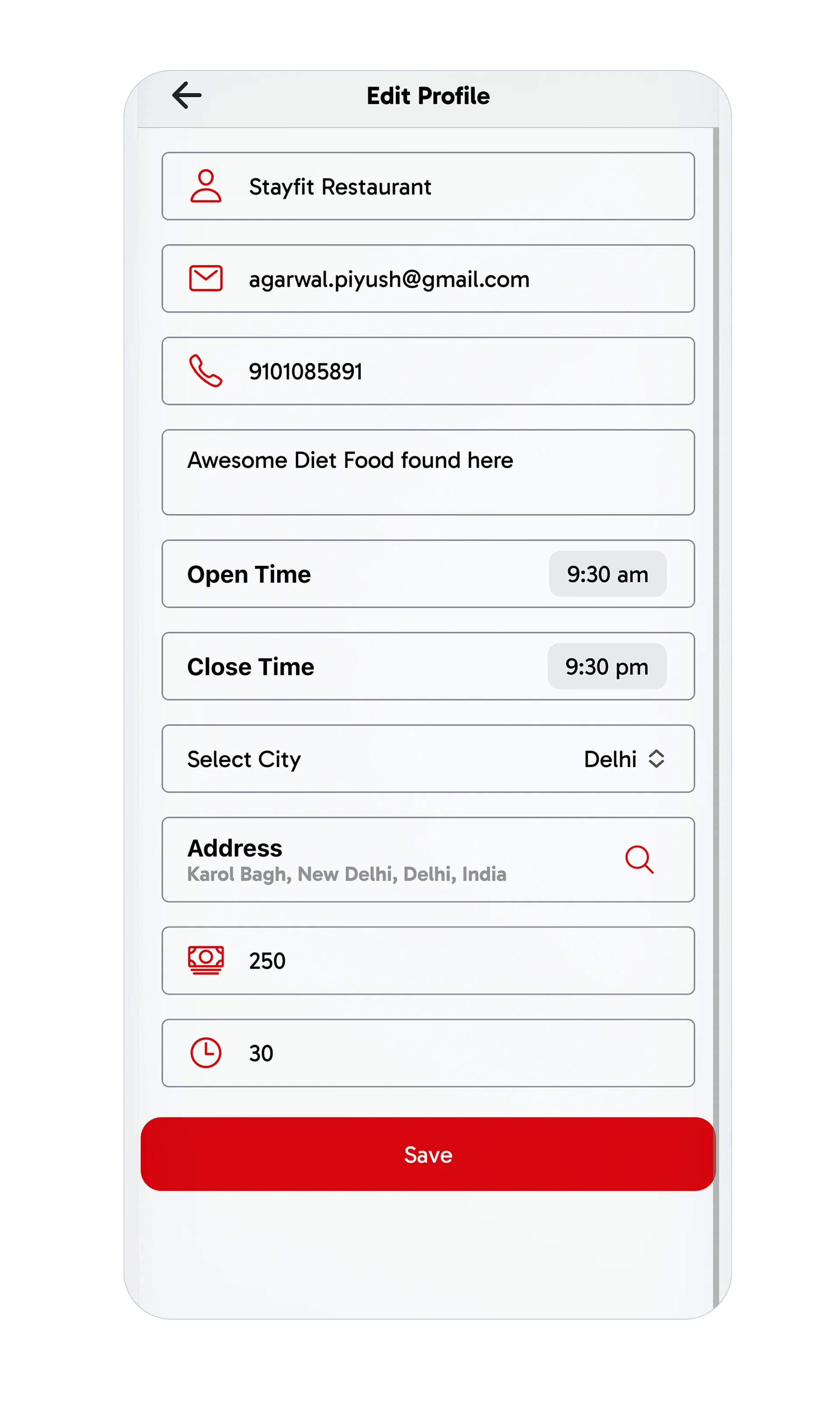 Ionic 8+ Restaurant Food Delivery App UI Template product image (11)