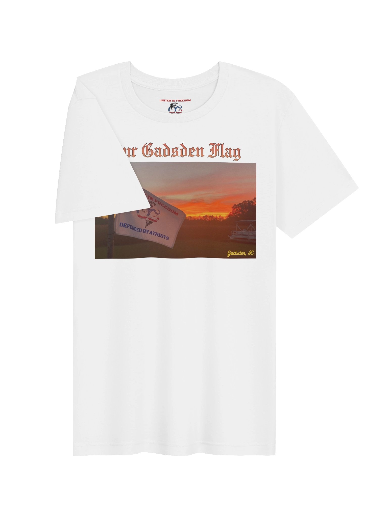 Our Gadsden Flag Freedom Sunset Tee product image (24)