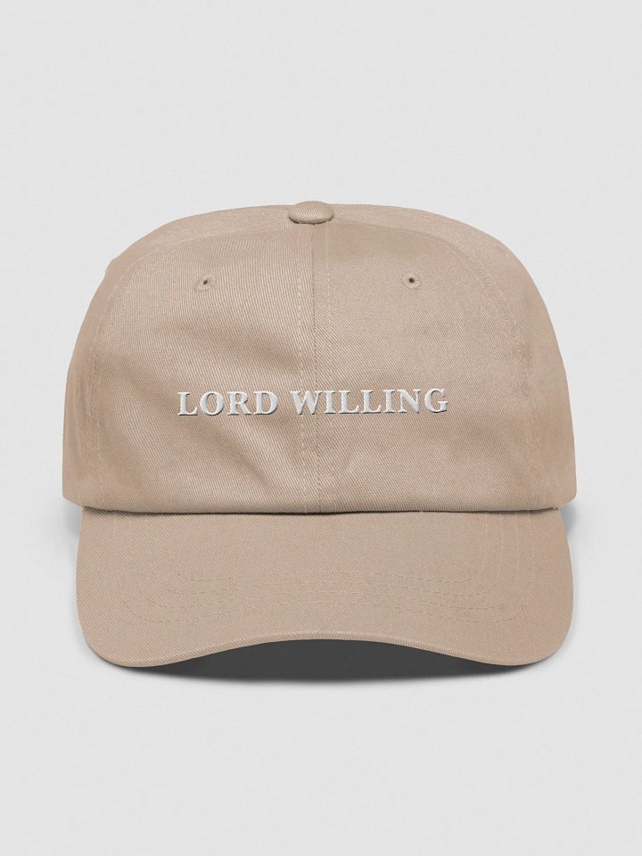 Lord Willing Dad Hat product image (1)