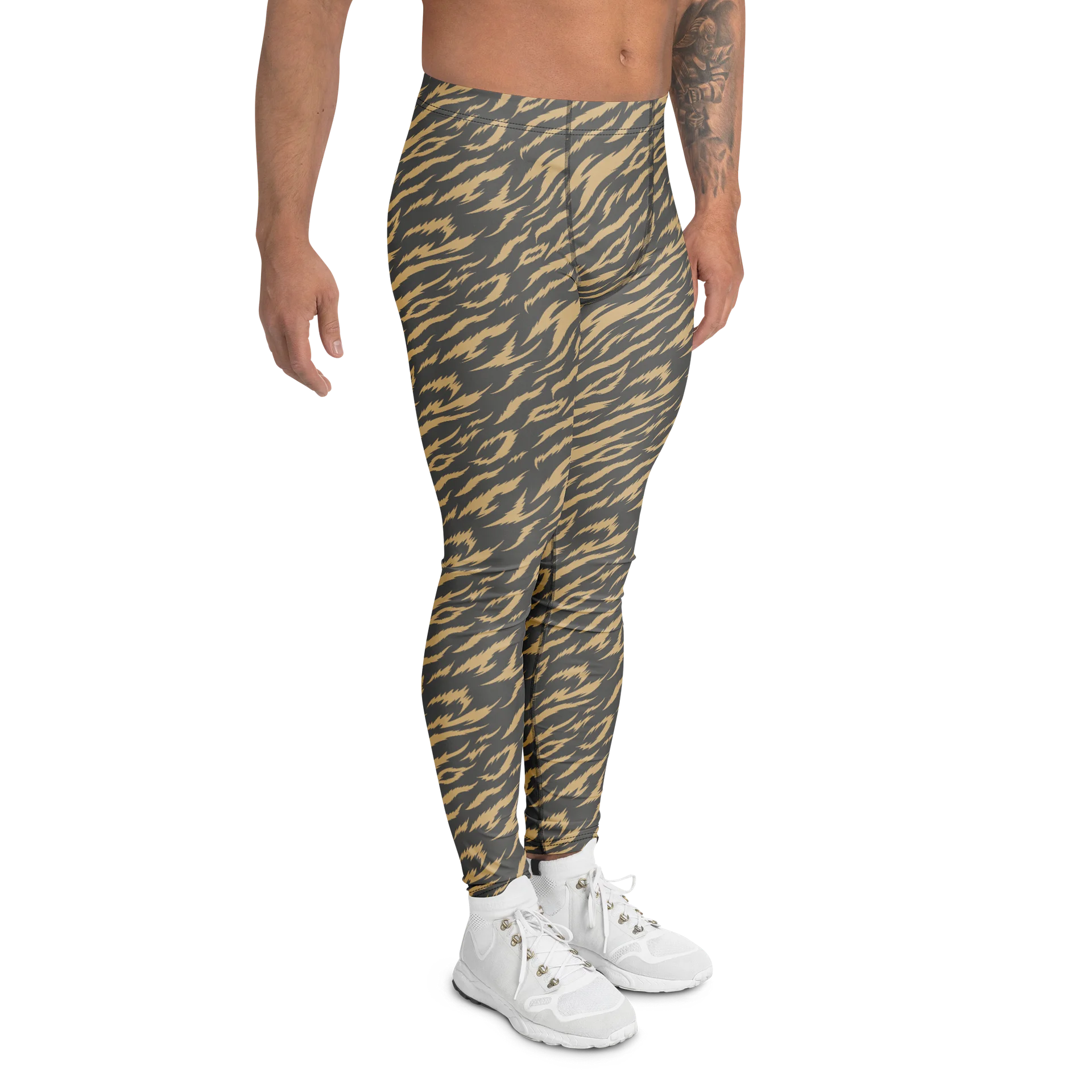 Comfortable Men's Leggings with Bold Animal Print Graphics product image (3)