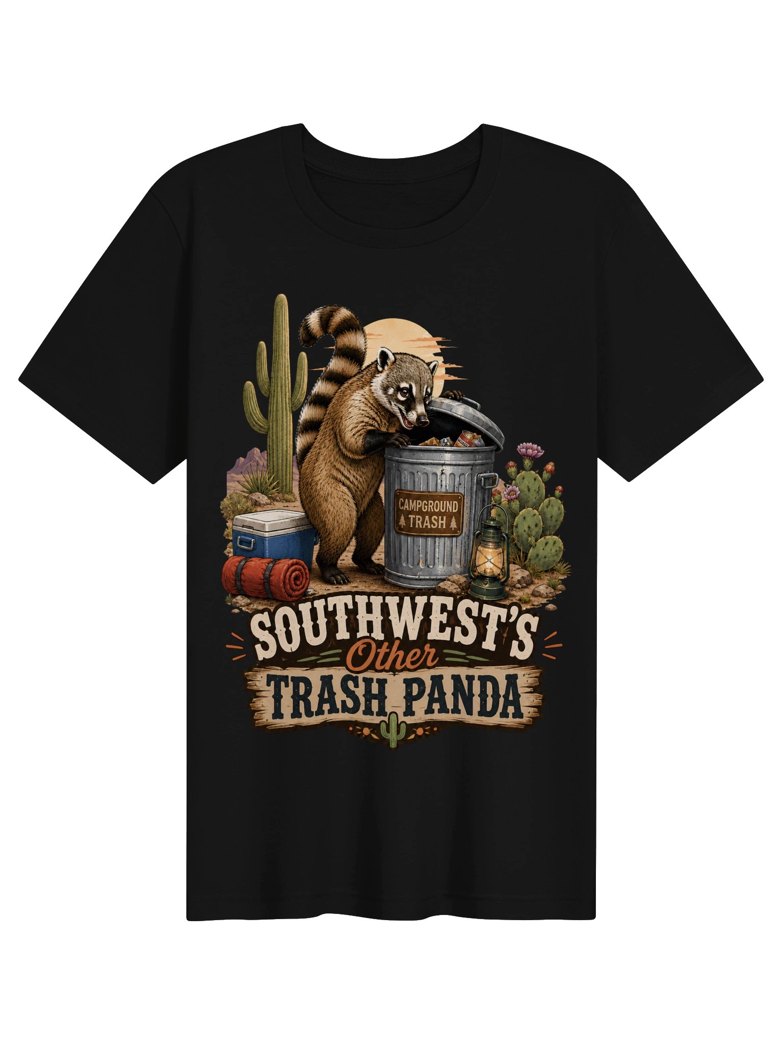 Southwest Trash Panda Desert Tee product image (2)
