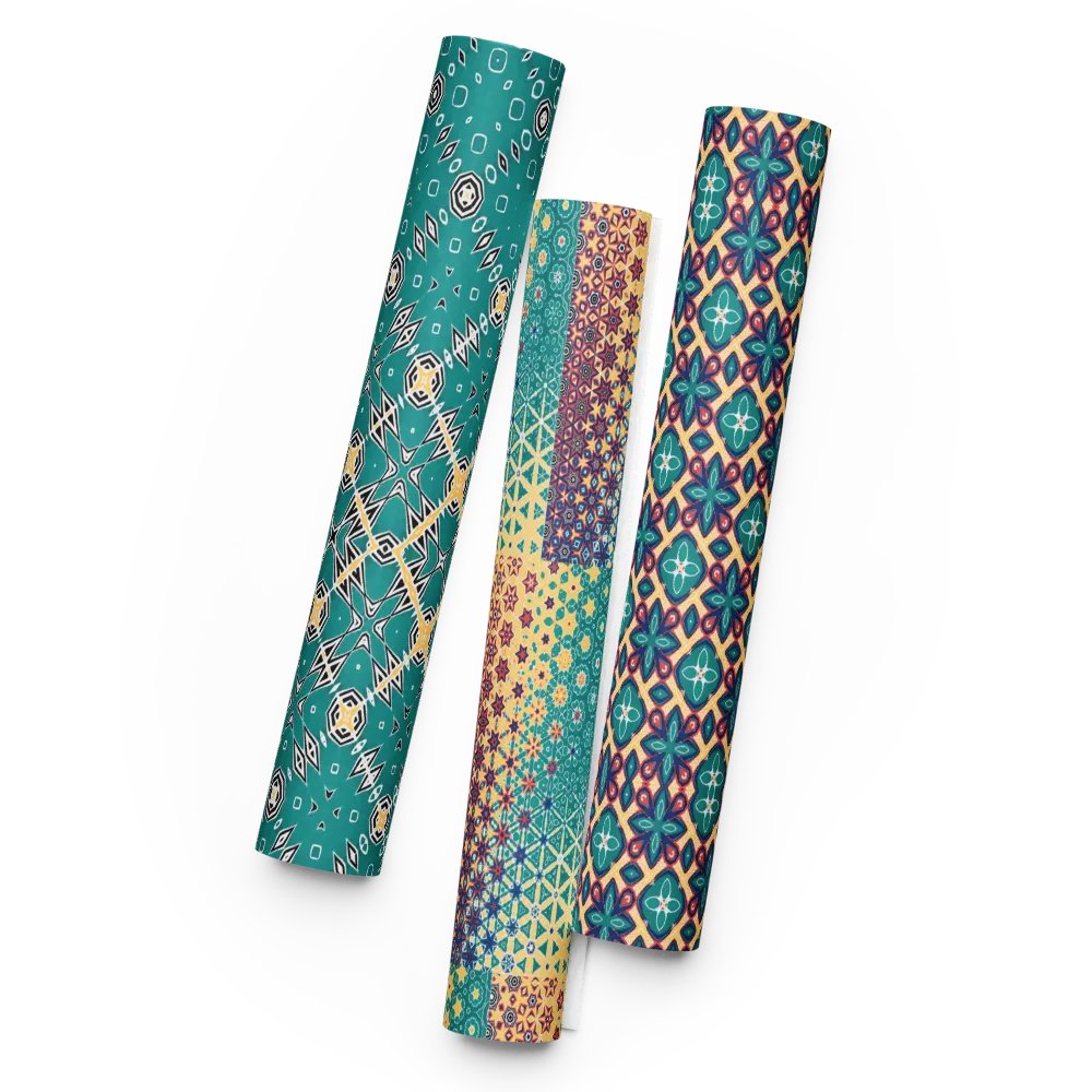 Wrapping Paper Colorful Set of 3 product image (1)
