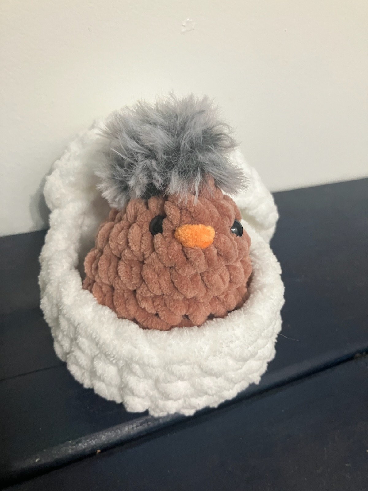 Chicken Squad – Cooper is a Medium Brown Chicken in a White Egg Shell product image (1)