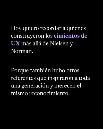 Un recordatorio que espero te inspire, que quieras compartir o guardar, o simplemente que te recuerde algo importante: el UX ...