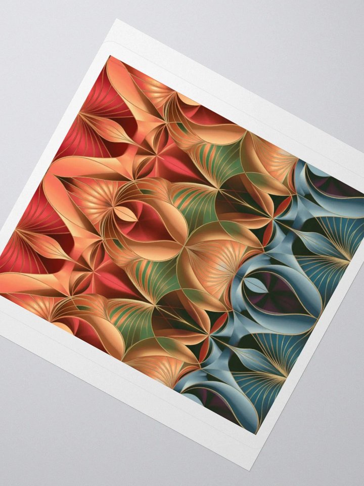 Exclusive Abstract Kaleidoscope Sticker | Premium Kiss Cut Vinyl product image (2)
