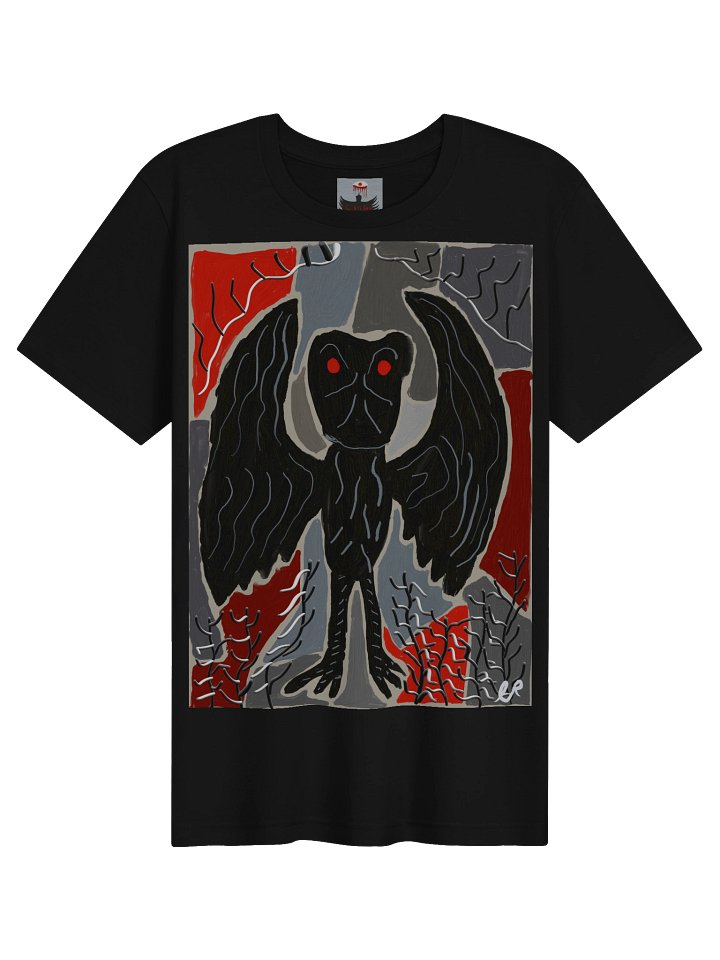 Red-Eyed Abstract Mothman Creature Tee product image (1)