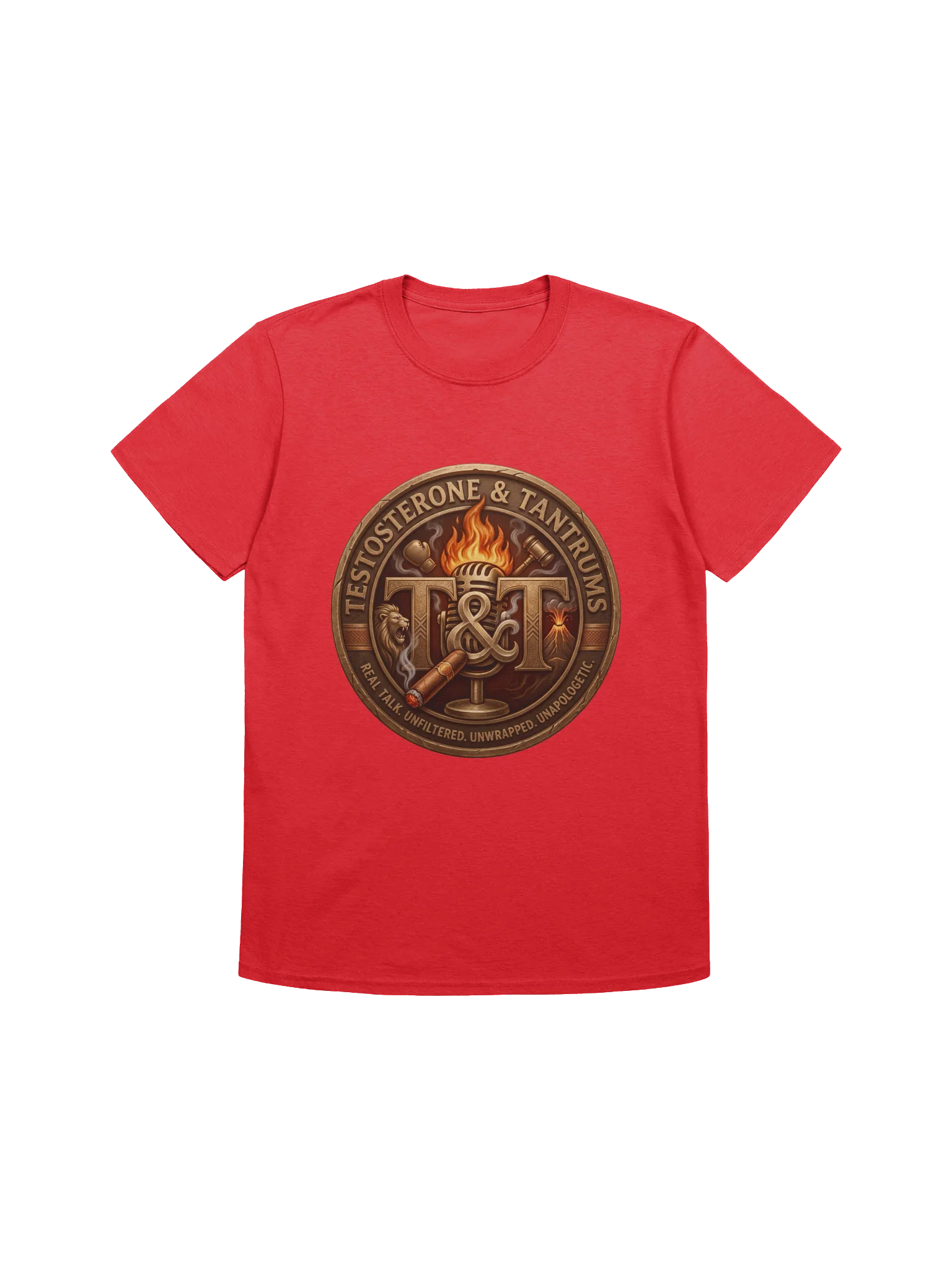 The T&T Signature Tee - RED product image (1)