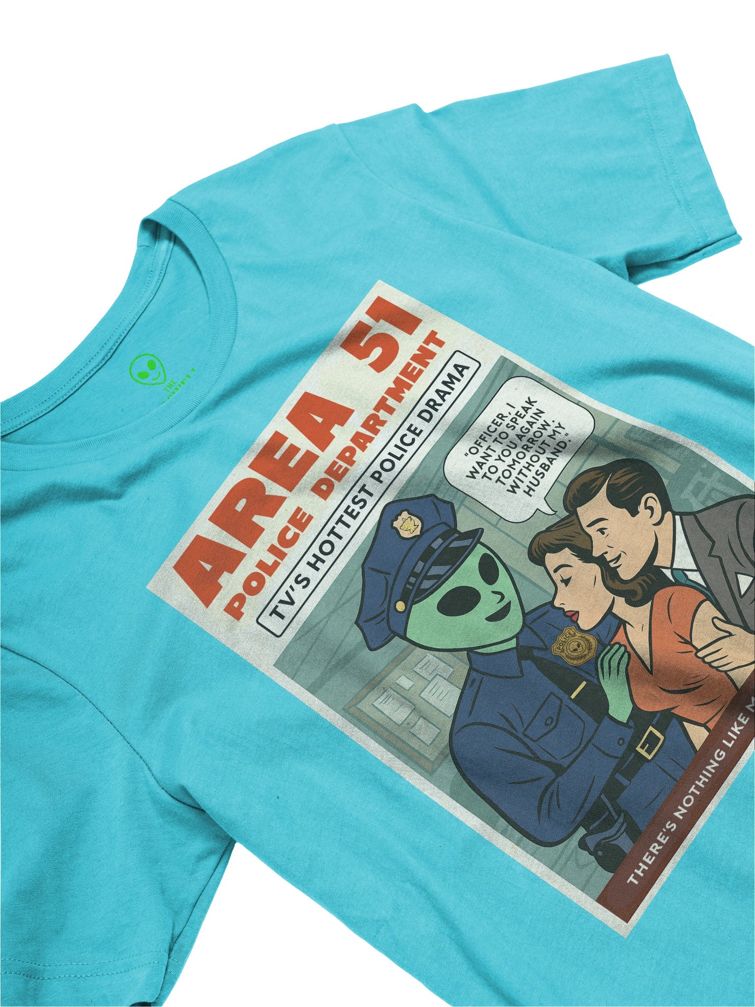 Area 51 TV Martian Police Night Soap T-Shirt product image (3)