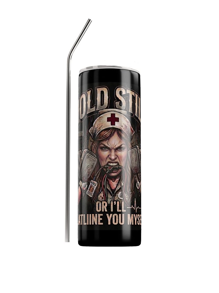 The "Flatline" 20oz Insulated Tumbler product image (1)