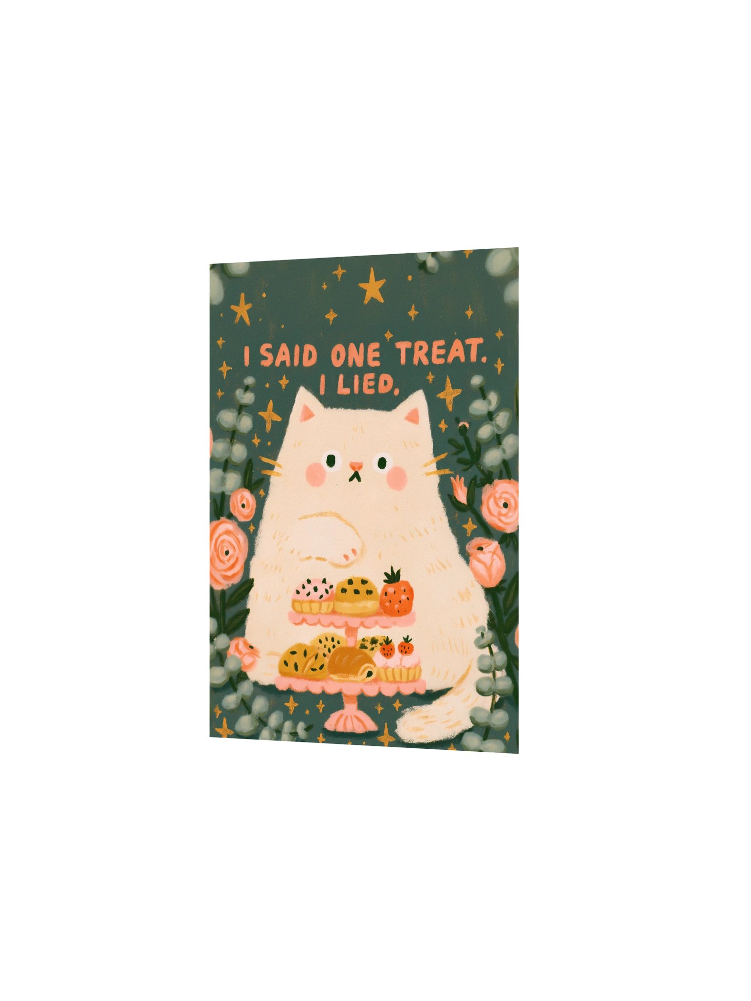 I Said One Treat, I Lied Cat Poster product image (11)