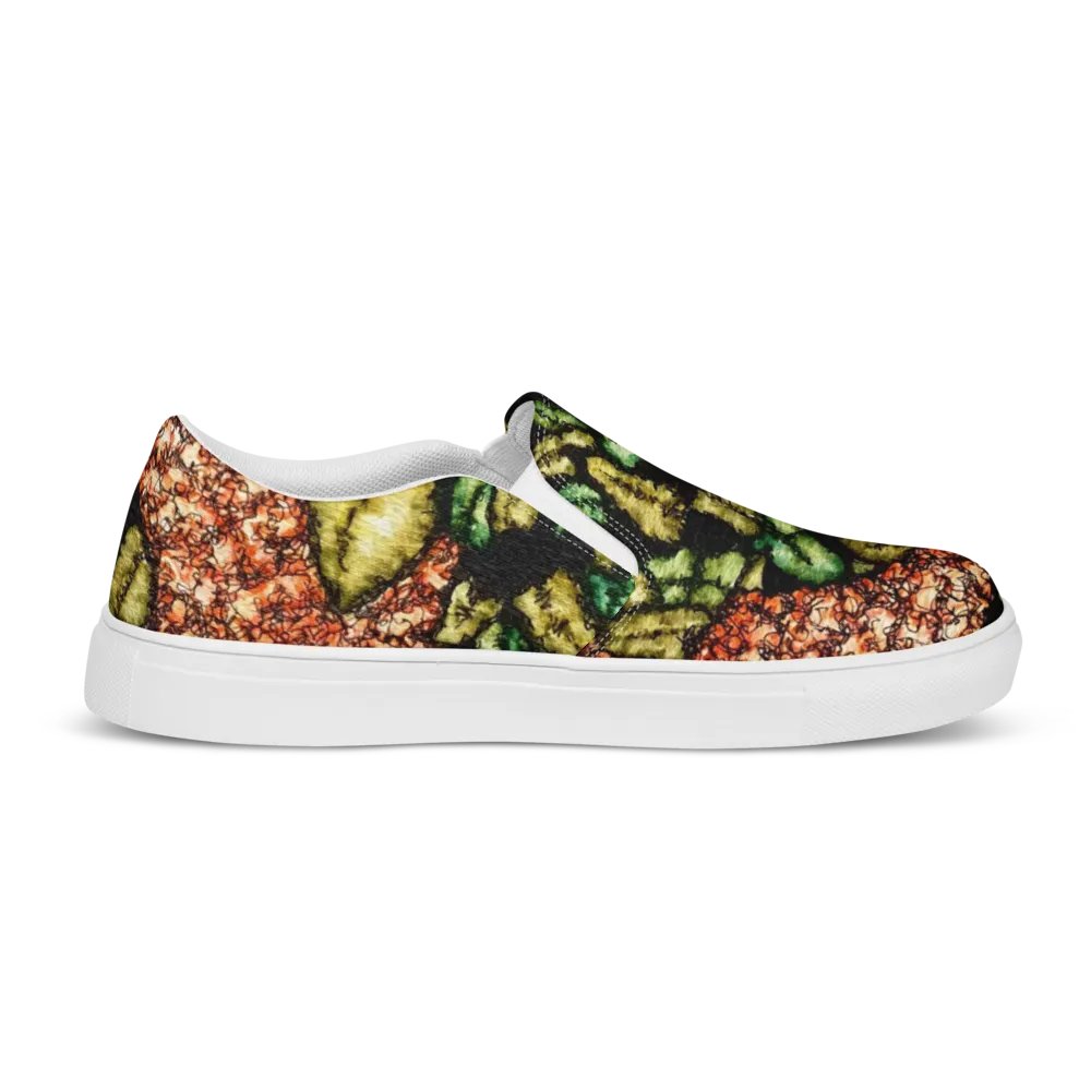 HYDRANGEAS V women's slip-on canvas shoes product image (12)