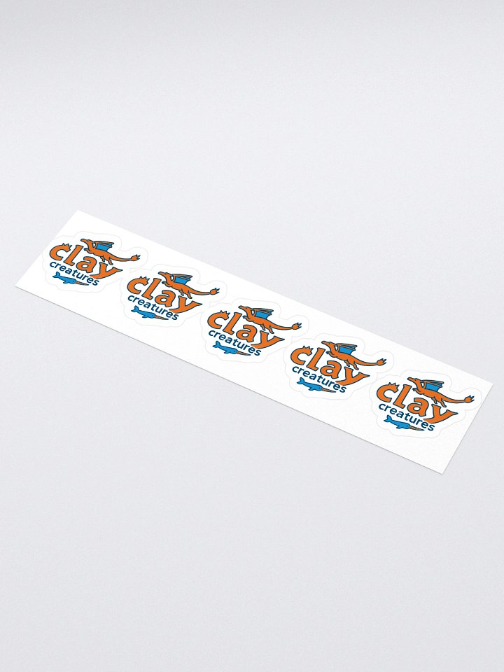 Clay Creatures Kiss Cut Stickers (Set of 5) product image (1)
