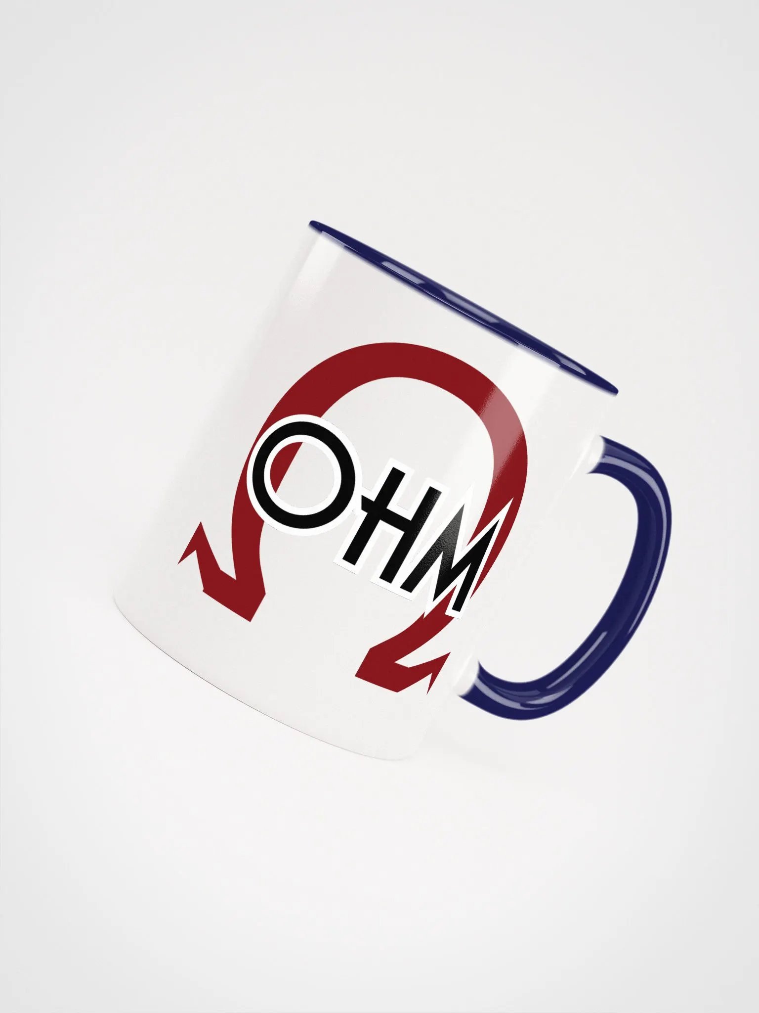 White Mug - with Blue product image (4)