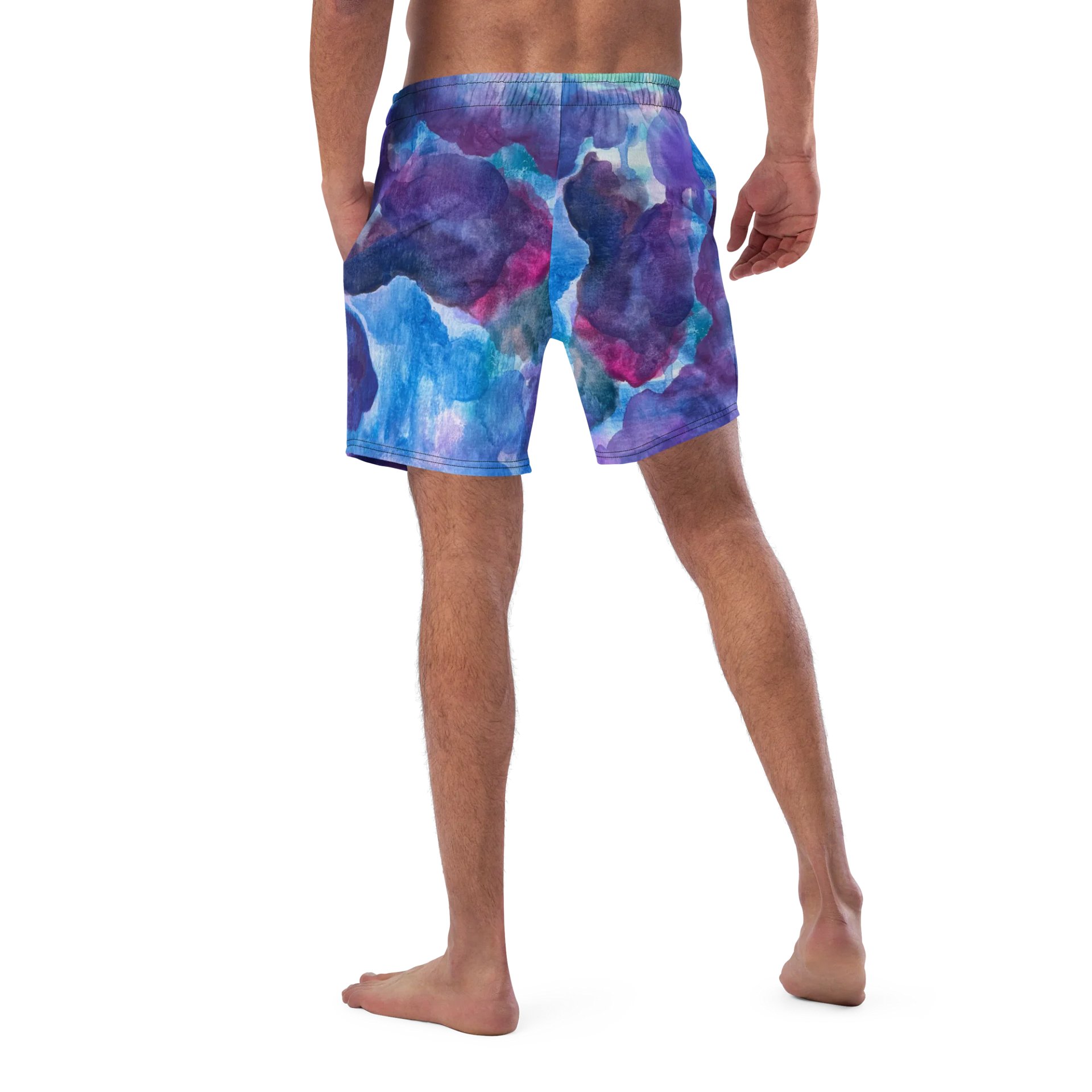 Bluesy Watercolor Men Trunks product image (5)