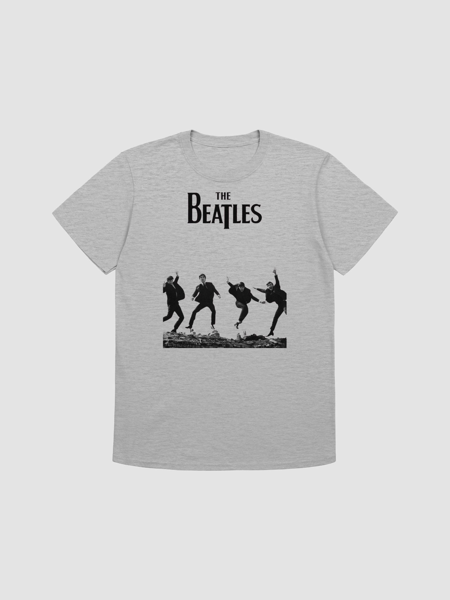 The Beatles T-Shirt | Classic Black & White Jump Photo Graphic Tee | Vintage Rock Band Shirt product image (1)
