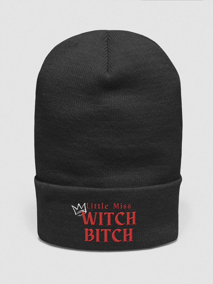 Little Miss Witch Bitch Cuffed Beanie product image (1)