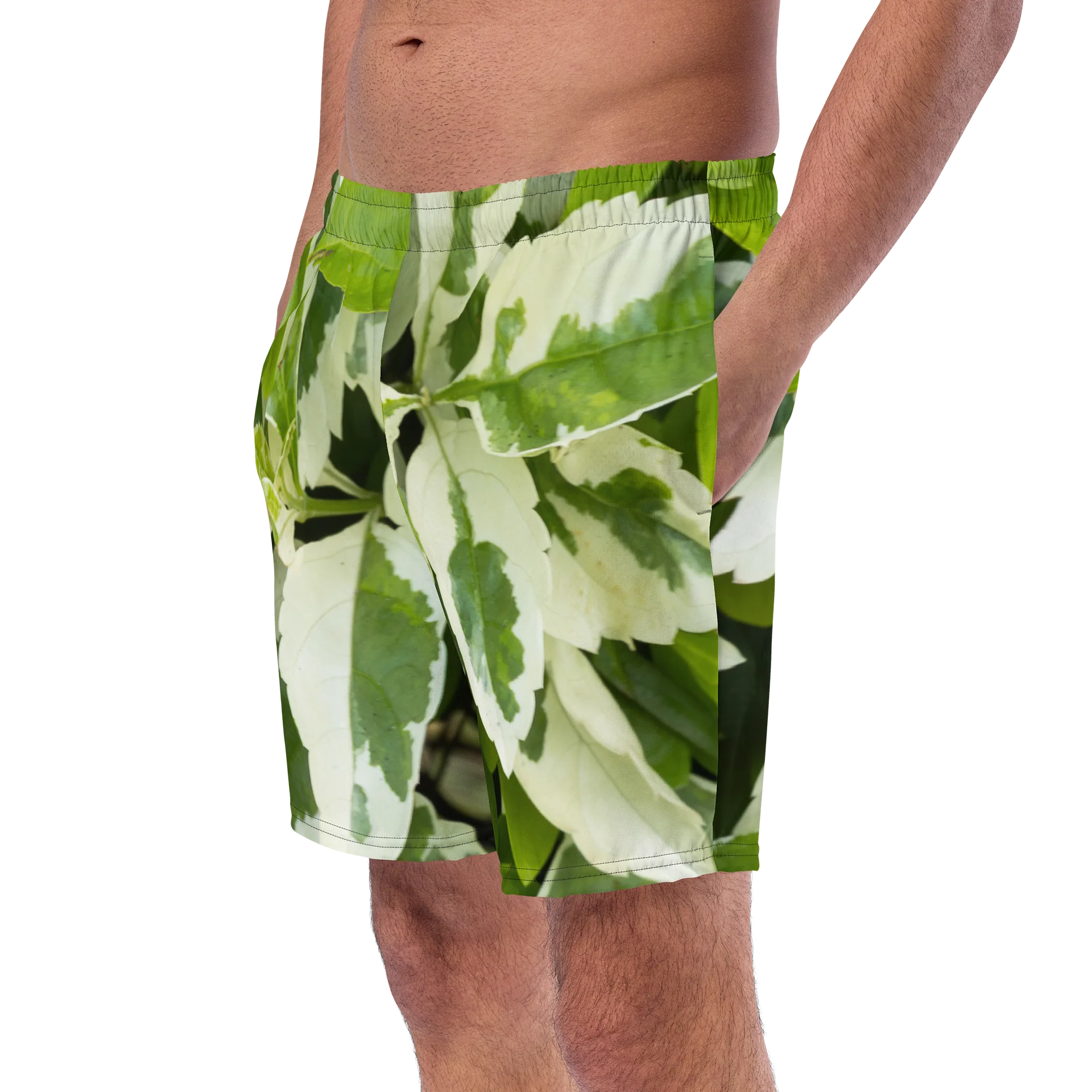 Moss & Parch All-Over Print Swim Trunks | Quick-Dry Swim Trunks product image (2)