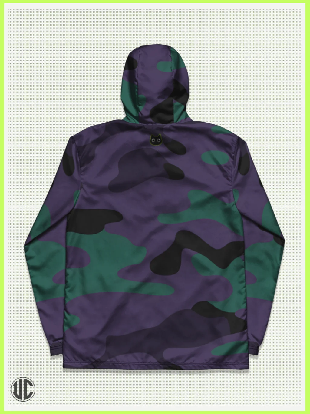 Midnight Purple Camo – Windbreaker product image (3)
