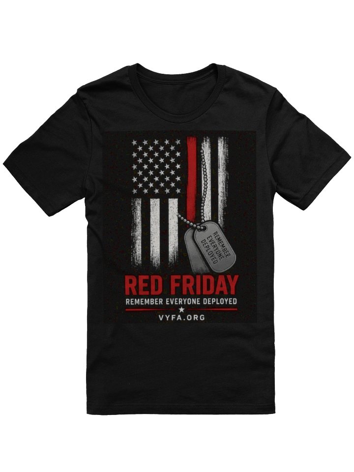 RED FRIDAY FLAG AND TAGS — Remember Everyone Deployed Tee product image (4)