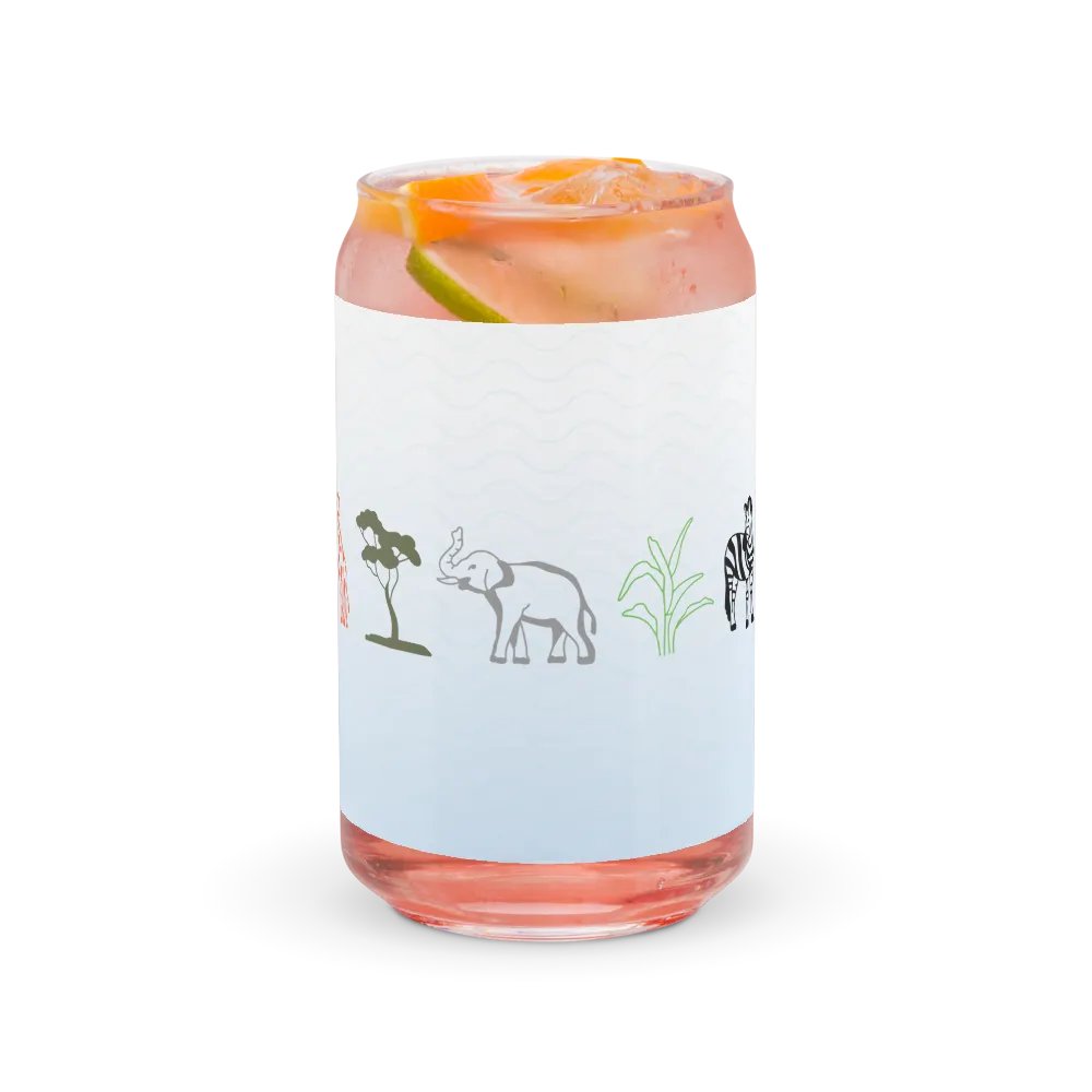 Savanna Serenity Can-Shaped Glass product image (7)