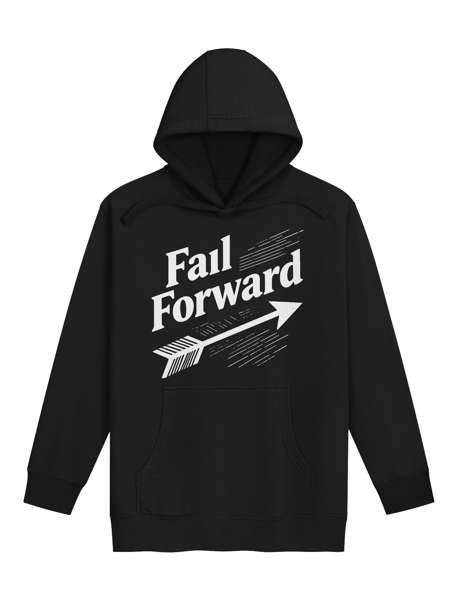 Fail Forward Black Hoodie product image (1)