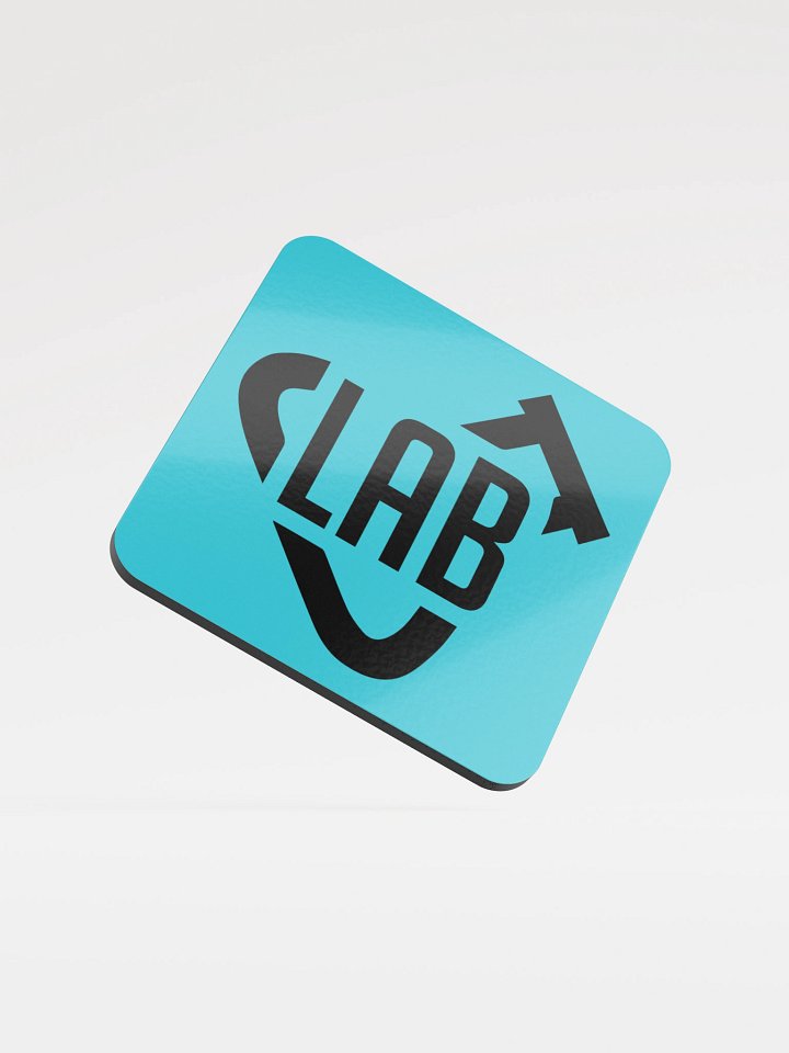 Vintage LaB Logo Glossed Coaster product image (1)