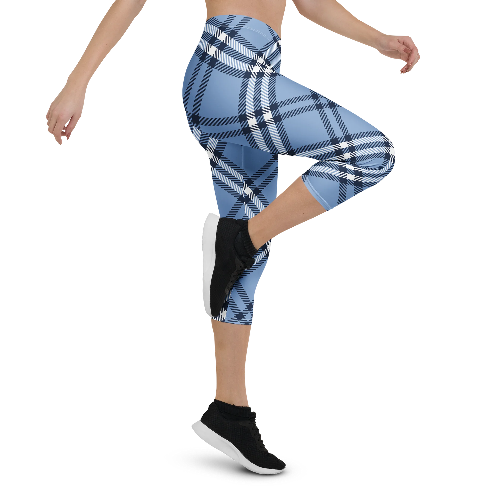 Blue stripes leggings product image (4)