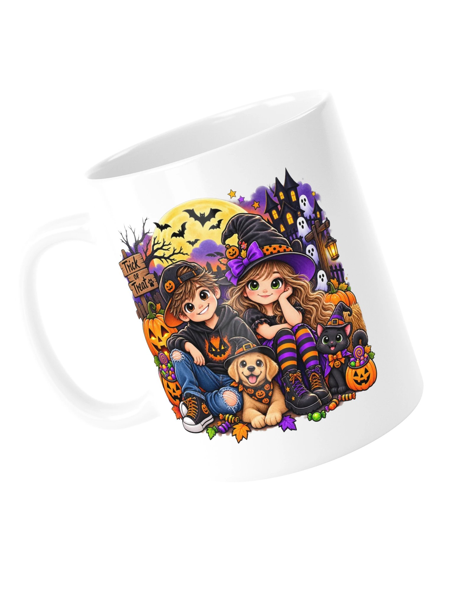 Halloween Friends & Pets Mug product image (5)