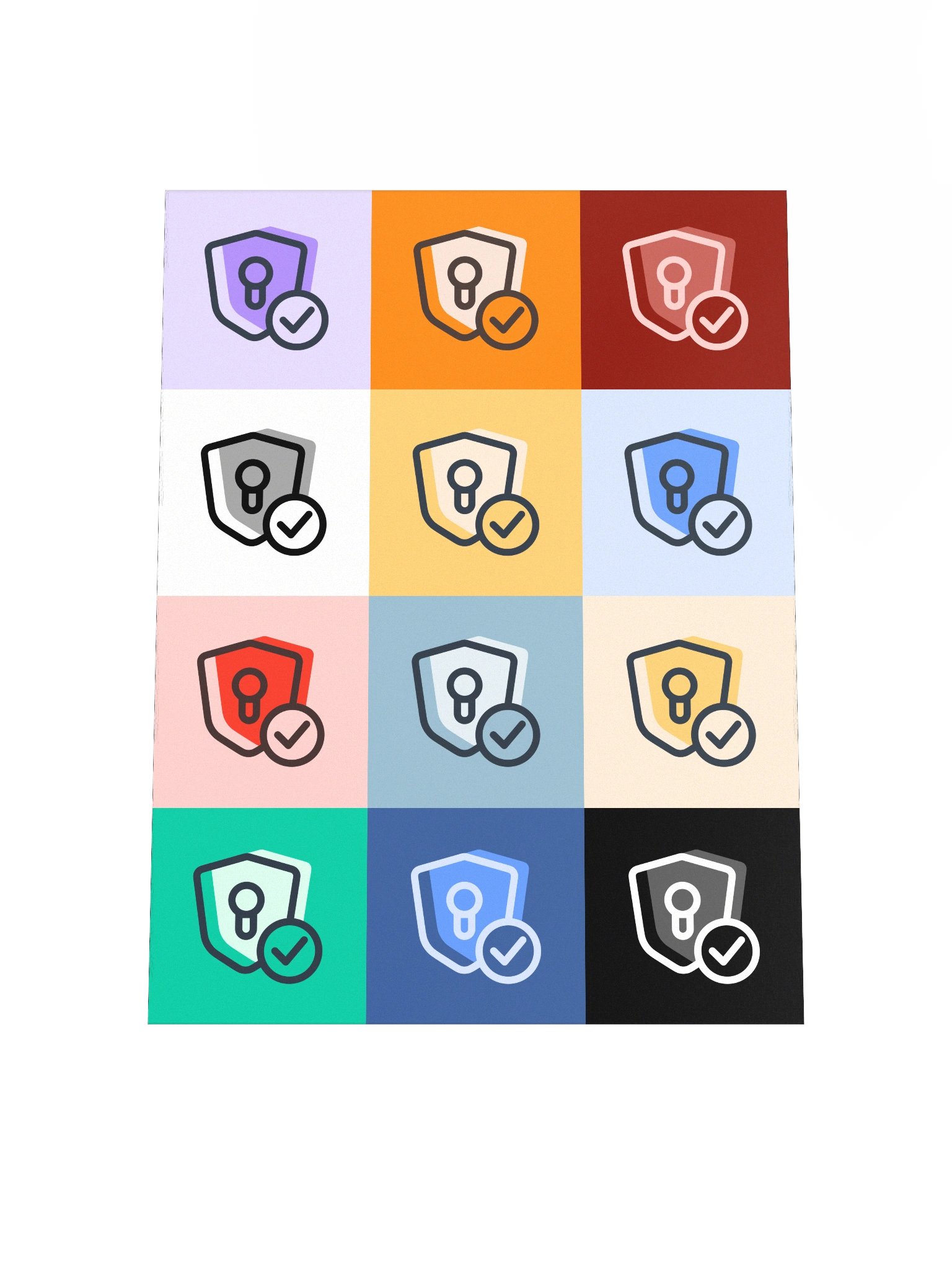 Multi-Color Shields 2.0 (3x4 Portrait) product image (7)