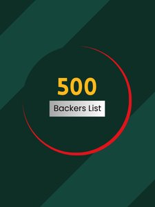 500 Verified Backers List product image (1)
