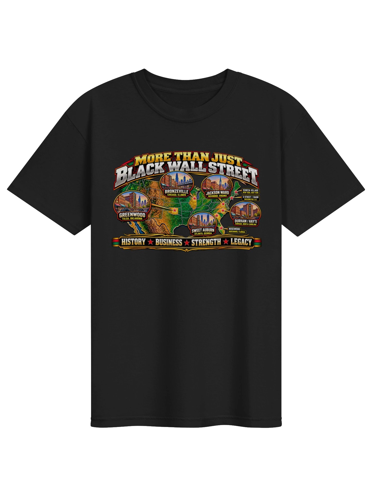 More Than Just Black Wall Street Heritage Tee product image (1)