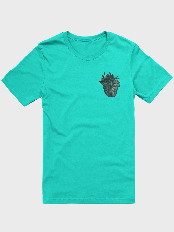 Printed Brain Heart Floral Logo Tee product image (1)