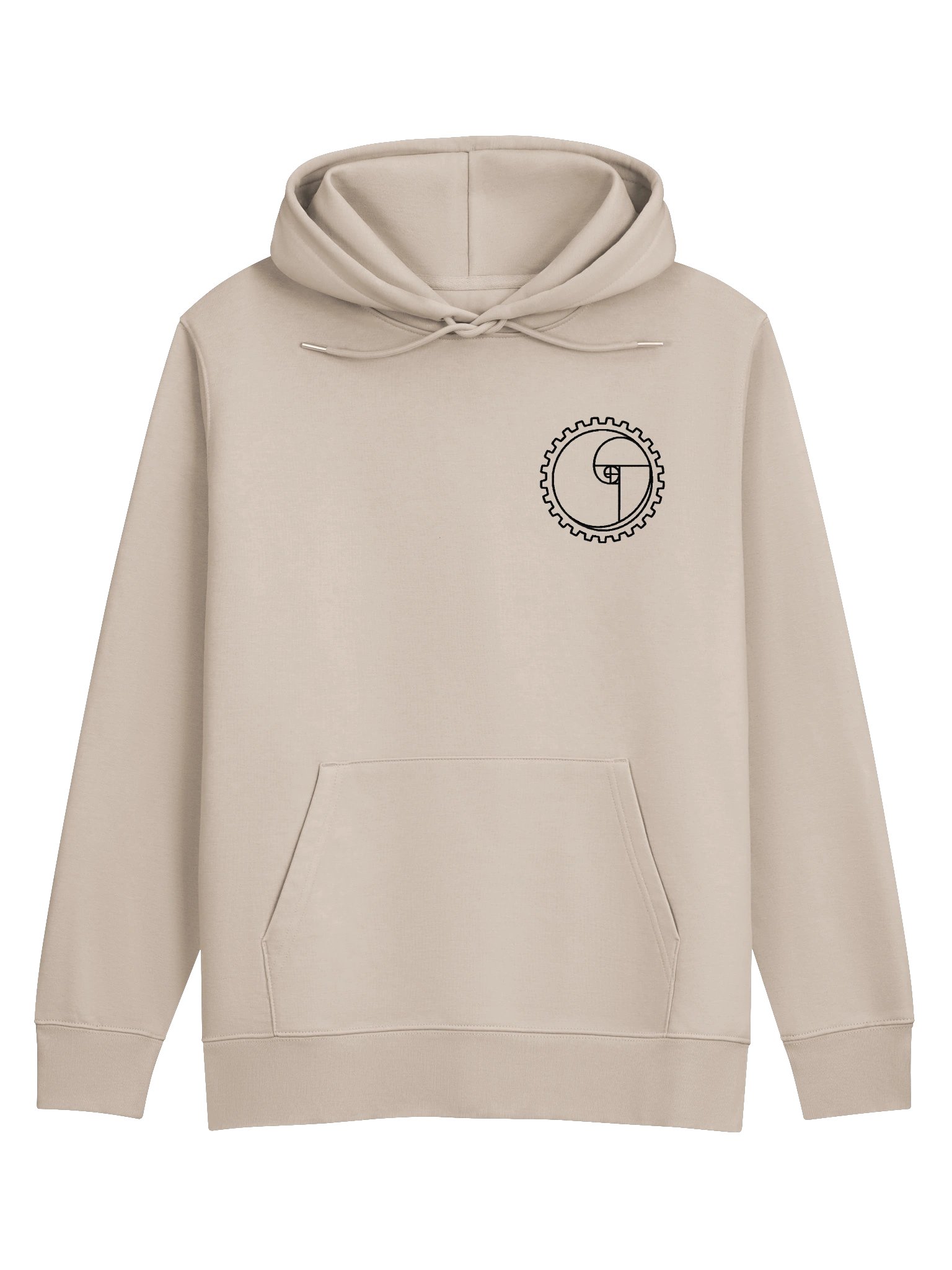 Embroidered Logo Hoodie - Desert Dust product image (1)