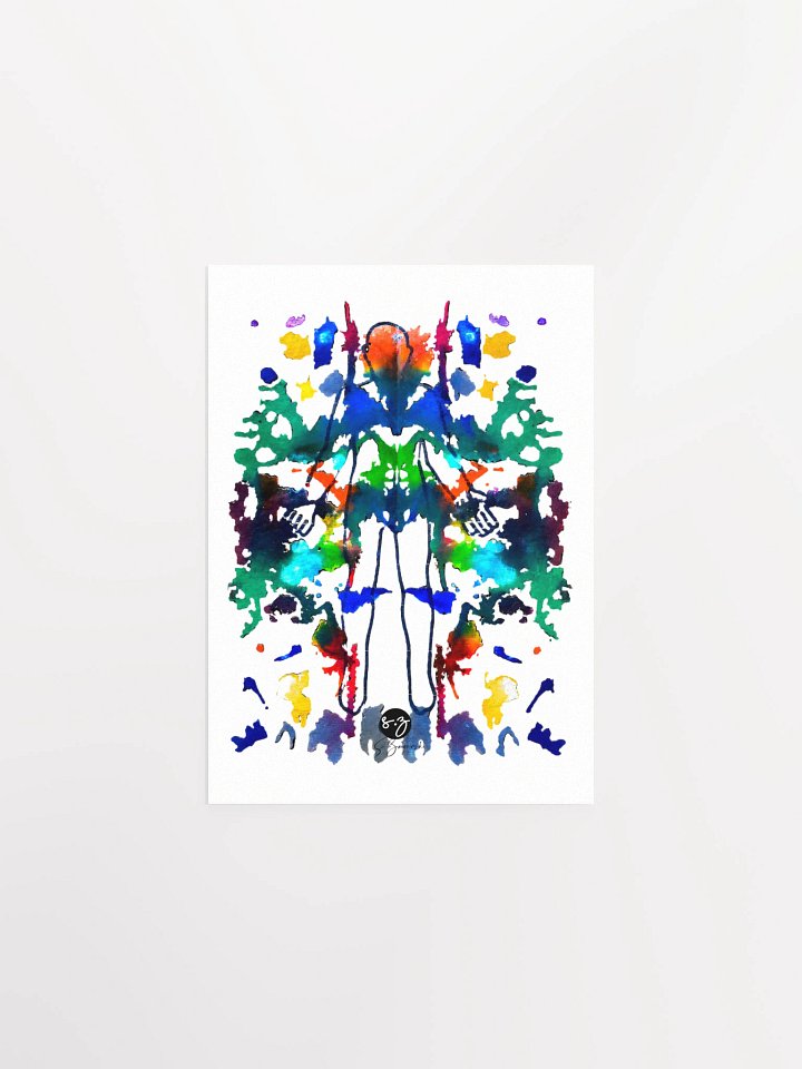BEGINNING | LIGHT | Inkblot Print product image (1)