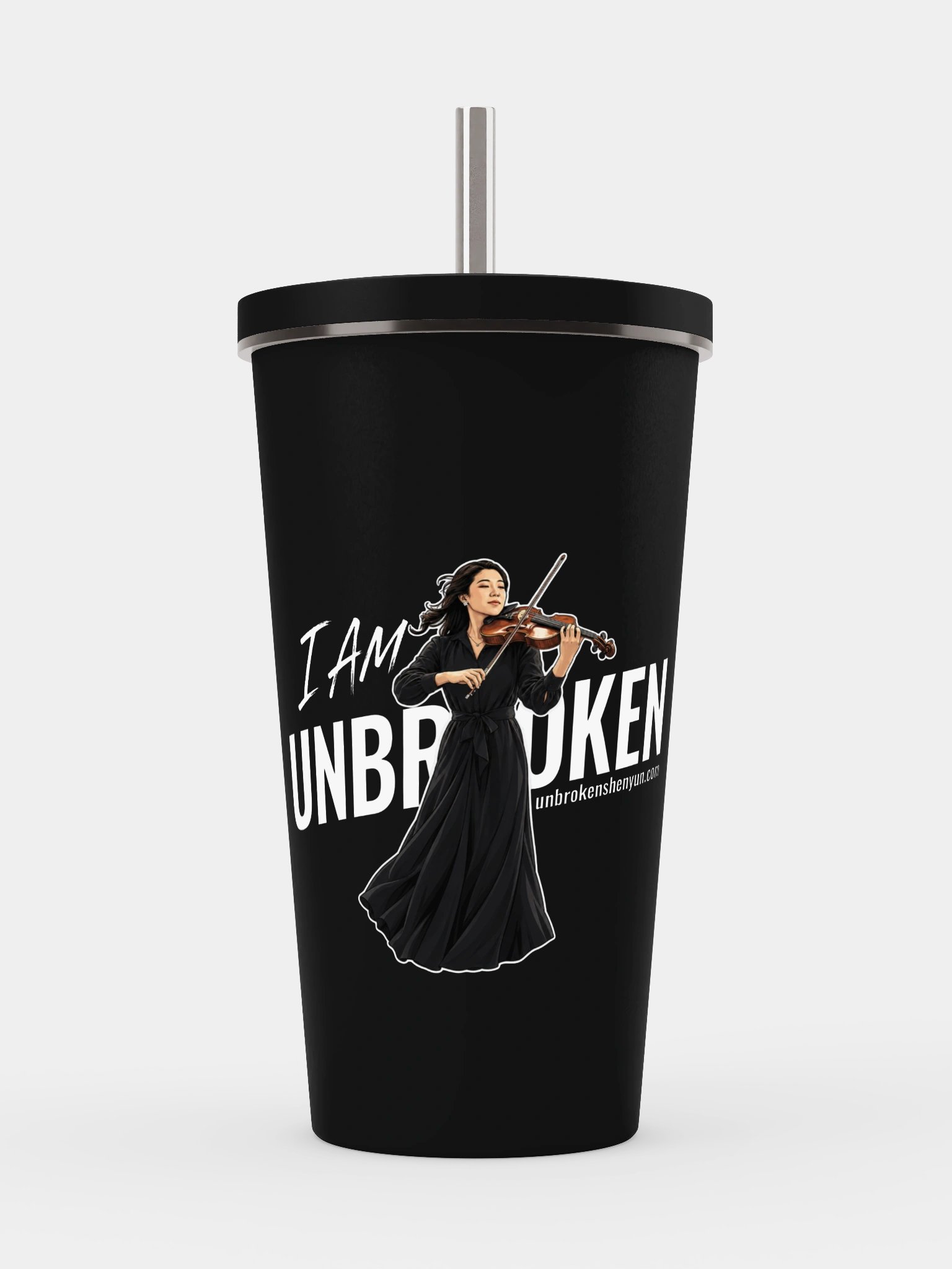 Tumbler with Straw - Black (Musician) product image (1)
