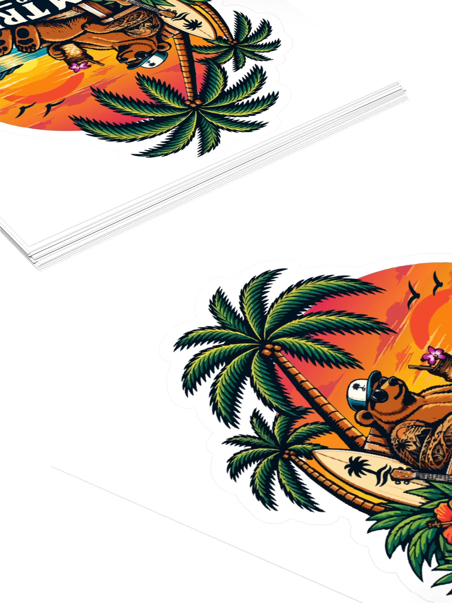 The Mai Tai Bear Sticker product image (11)