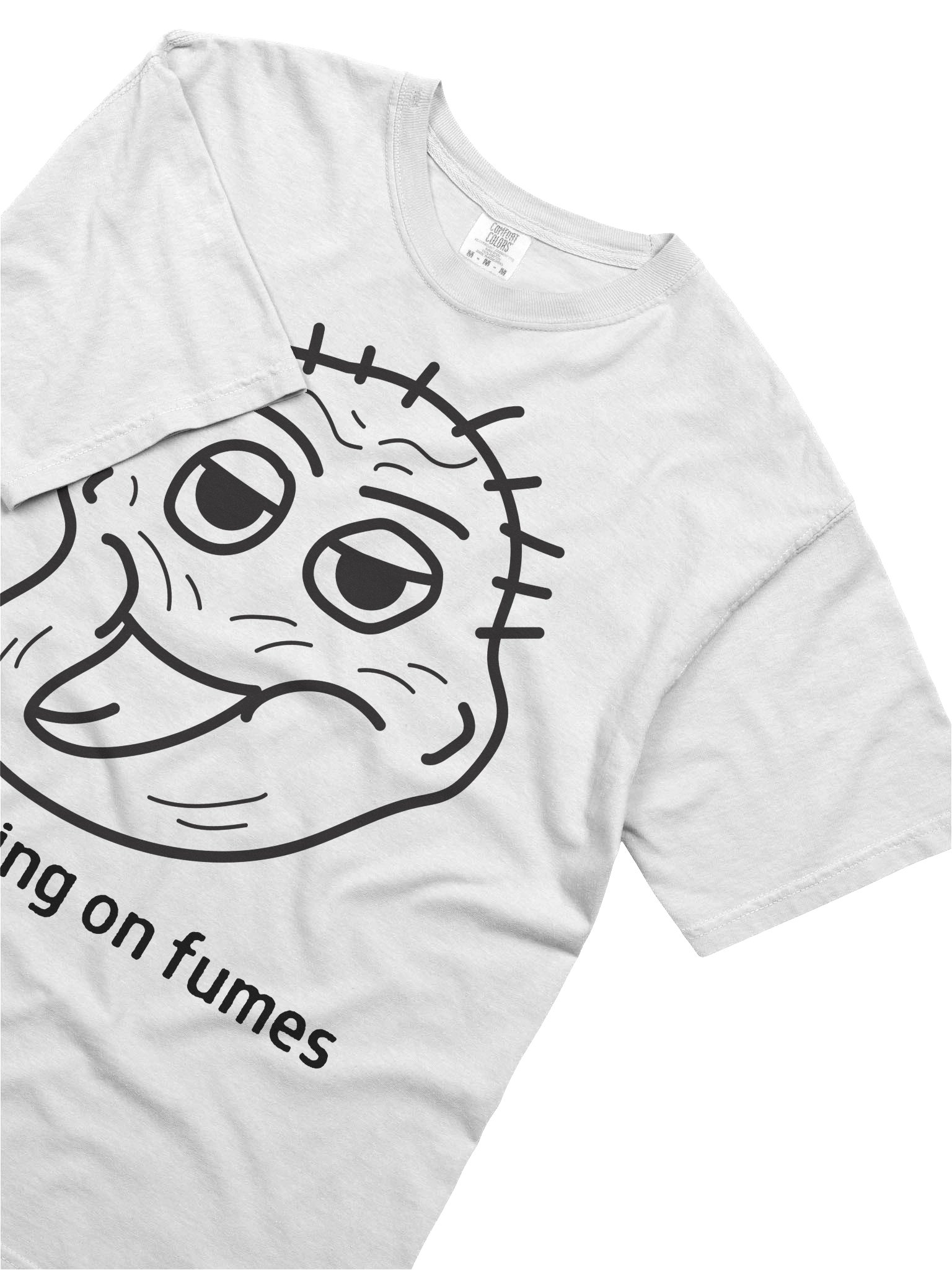 Running on Fumes Shirt – Funny Sleep Deprived Meme Graphic Tee, Burnout Humor T-Shirt, Unisex Relatable Top product image (5)