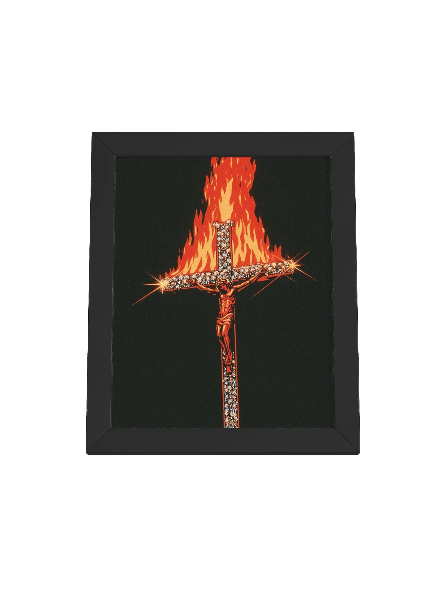 Diamond Cross - Framed Art Print product image (3)