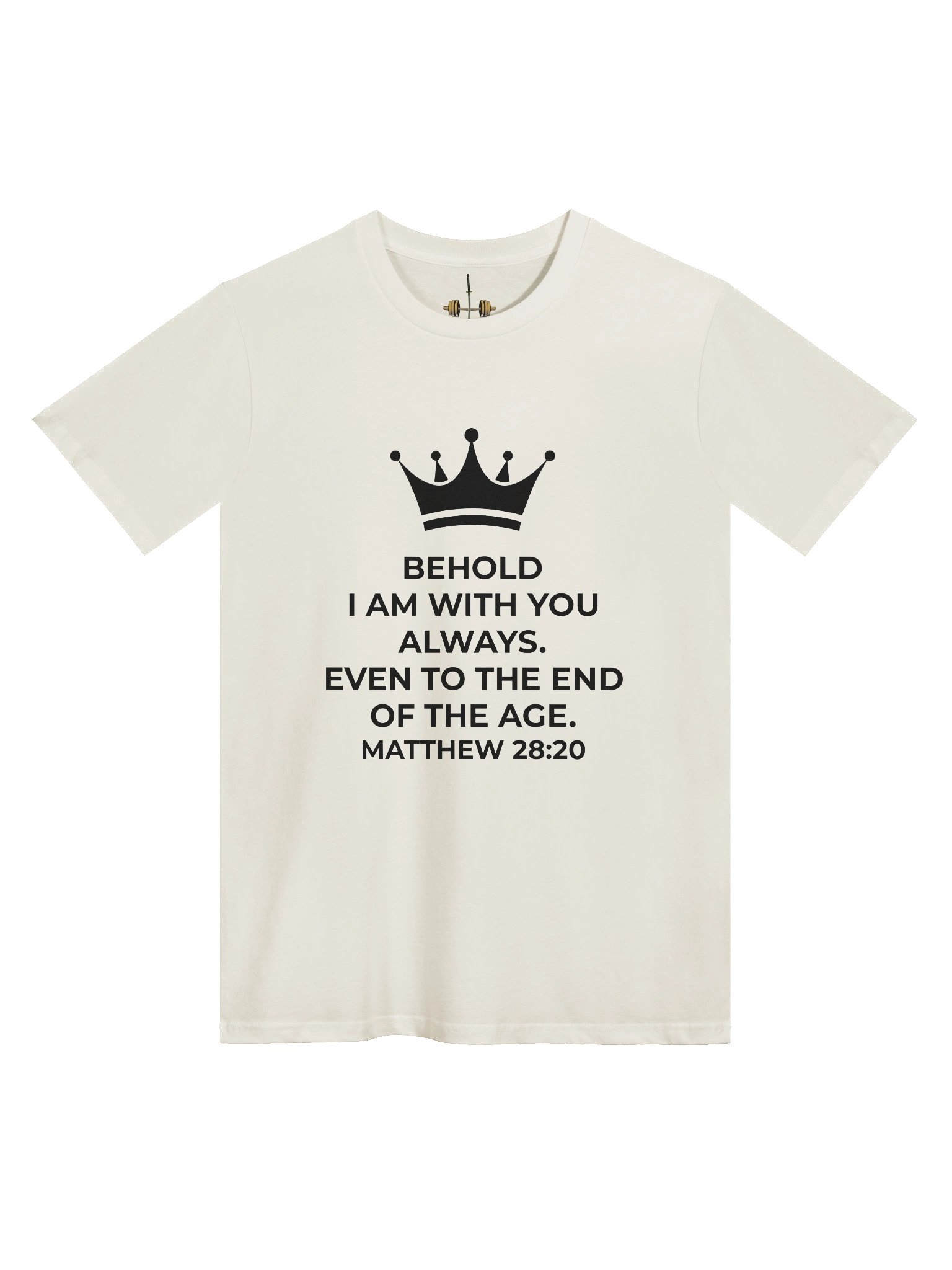 Matthew 28:20 Unisex Tee [Dark] product image (11)