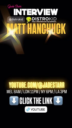 LIVE INTERVIEW with Matt Hanchuck. Sponsored by DistroKid
