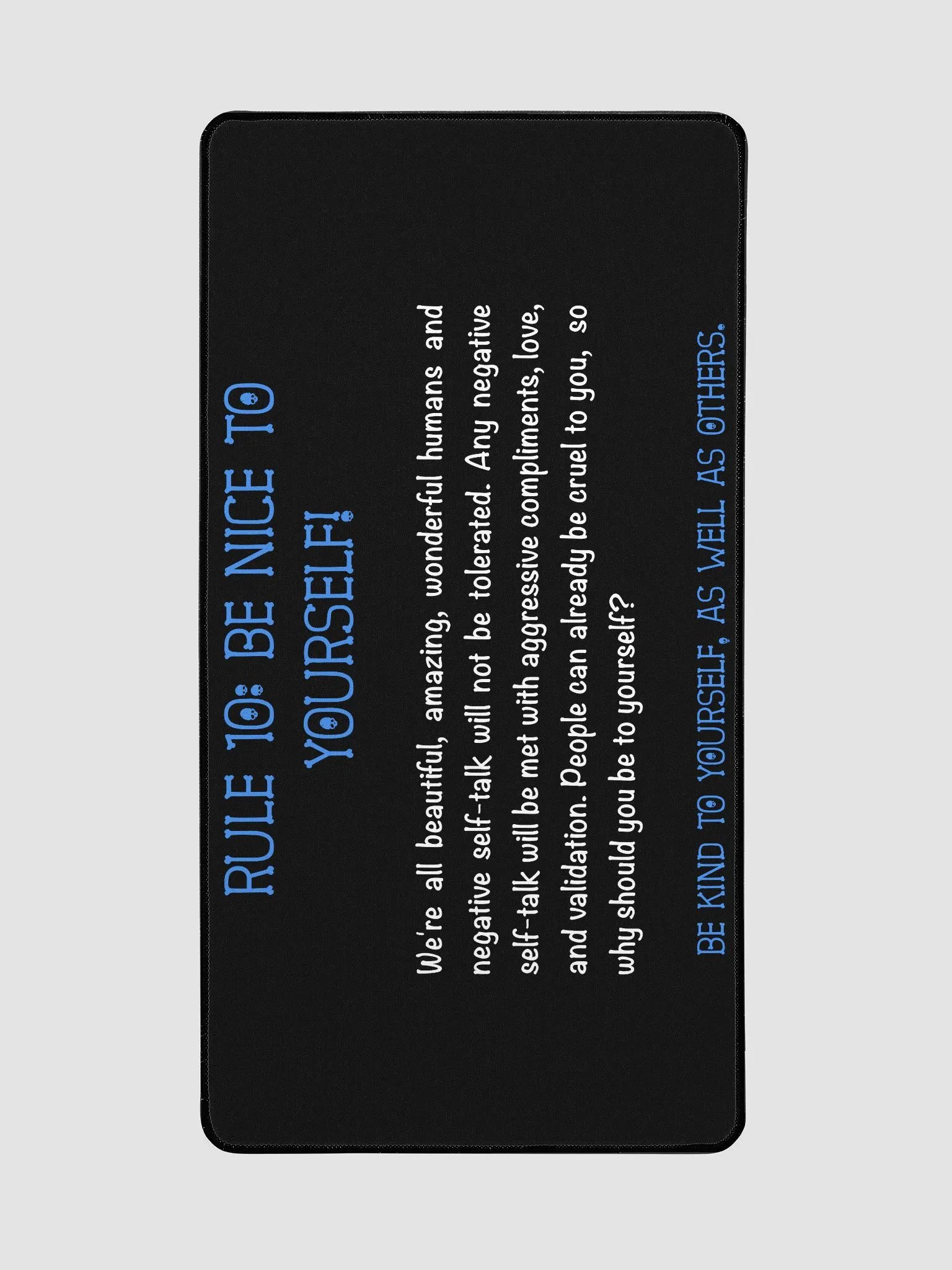 Rule 10 Mousepad product image (2)